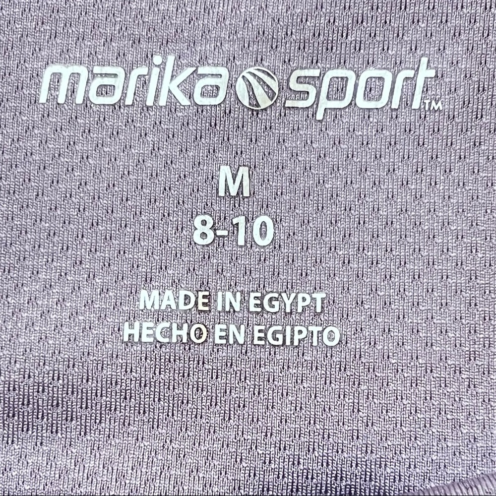 Marika Sport Purple Ash Stormy Sky Yoga Workout Leggings Medium 8-10 NWT - Picture 7 of 9